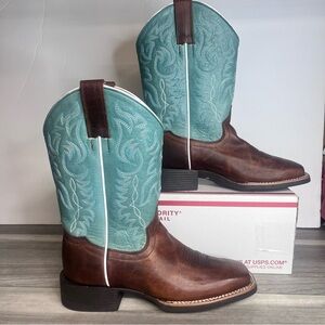 Shyanne Rank 45 Spark Xero Gravity Western Performance Boots Womens 8 M Leather